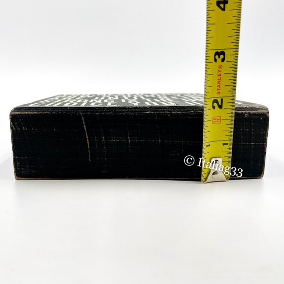 Sign Wall Art Inspirational Coffee Wine Strong Primitives by Kally &Melody Hogan - Picture 13 of 16